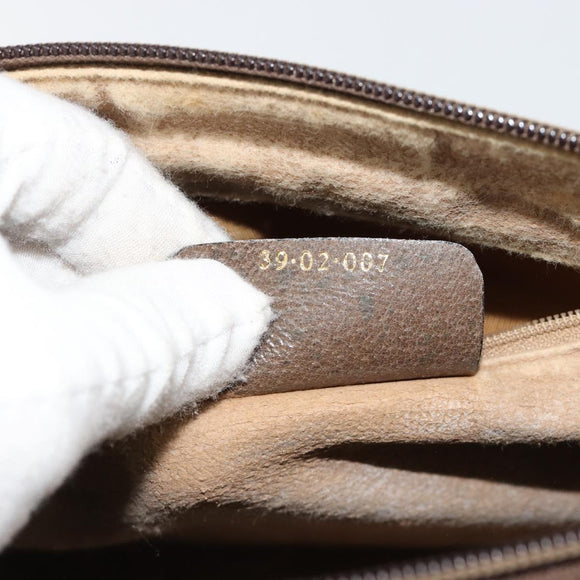 GUCCI GG Supreme Mini Web Sherry Line Bag PVC Beige Gold 39 02 007 Auth 182431