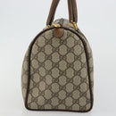 GUCCI GG Supreme Mini Web Sherry Line Bag PVC Beige Gold 39 02 007 Auth 182431-5