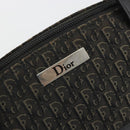 Christian Dior Street Chic Mini Trotter Canvas Bag Brown Silver Auth 182435A-17