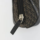 Christian Dior Street Chic Mini Trotter Canvas Bag Brown Silver Auth 182435A-10