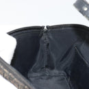 Christian Dior Street Chic Mini Trotter Canvas Bag Brown Silver Auth 182435A-20