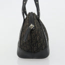 Christian Dior Street Chic Mini Trotter Canvas Bag Brown Silver Auth 182435A-4