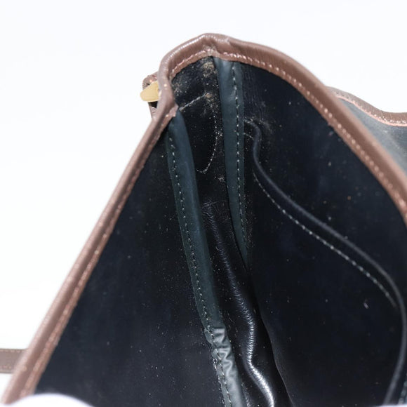 Burberrys Nova Check Shoulder Bag Canvas Leather Beige Gold Auth 182438