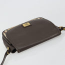 Burberrys Nova Check Shoulder Bag Canvas Leather Beige Gold Auth 182438-6
