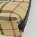 BURBERRY Nova Check Schoudertas PVC Beige Auth 182439-10