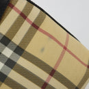 BURBERRY Nova Check Schoudertas PVC Beige Auth 182439-16