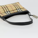 BURBERRY Nova Check Schoudertas PVC Beige Auth 182439-7
