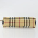 BURBERRY Nova Check Schoudertas PVC Beige Auth 182439-9