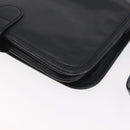 LOEWE Anagram Umhängetasche Leder Schwarz Gold Original 182440-17