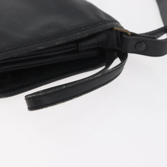 LOEWE Anagram Umhängetasche Leder Schwarz Gold Original 182440