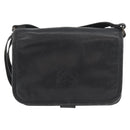 LOEWE Anagram Umhängetasche Leder Schwarz Gold Original 182440-13