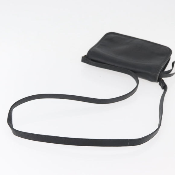 LOEWE Anagram Umhängetasche Leder Schwarz Gold Original 182440