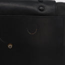 Chloe Alice Hand Bag Leather 2way Black Gold Auth 182441-7