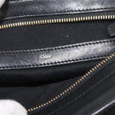 Chloe Alice Hand Bag Leather 2way Black Gold Auth 182441-21