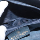 GUCCI GG Supreme Sherry Line Umhängetasche PVC Navy Gold 010 378 Auth 182442-25