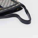 GUCCI GG Supreme Sherry Line Umhängetasche PVC Navy Gold 010 378 Auth 182442-7