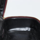 GUCCI Bamboo Vanity Hand Bag Patent leather Navy Gold 032 1956 0150 Auth 182446-18