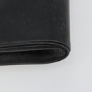 CELINE Circle Shoulder Bag Leather Black Gold Auth 182448-16