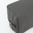 BVLGARI Clutch PVC Grau Silber Auth 182460A-16