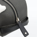 BVLGARI Clutch PVC Grau Silber Auth 182460A-8