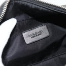 BVLGARI Clutch PVC Grau Silber Auth 182460A-9