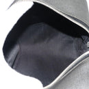 BVLGARI Clutch PVC Grau Silber Auth 182460A-10