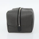 BVLGARI Clutch PVC Grau Silber Auth 182460A-4