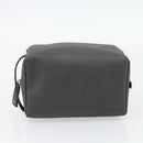 BVLGARI Clutch PVC Grau Silber Auth 182460A-6
