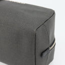 BVLGARI Clutch PVC Grau Silber Auth 182460A-7