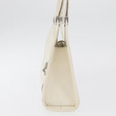 GUCCI Jackie Hand Bag Leather White Silver 002 1068 Auth 182461-3