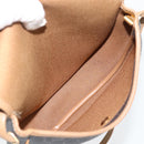 Christian Dior Honeycomb Canvas Umhängetasche PVC Schwarz Gold Auth 182462-15