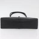 GUCCI Jackie Hand Bag Leather Black Silver 002 1073 1705 Auth 182463A-6
