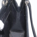 GUCCI Jackie Hand Bag Leather Black Silver 002 1073 1705 Auth 182463A-19