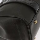 BURBERRY Tote Bag Leather Brown Gold Auth 182465-15