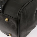 BURBERRY Tote Bag Leather Brown Gold Auth 182465-16