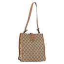 GUCCI GG Canvas Umhängetasche Beige Gold 110292 Auth 182469-1