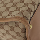 GUCCI GG Canvas Umhängetasche Beige Gold 110292 Auth 182469-13