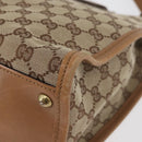 GUCCI GG Canvas Umhängetasche Beige Gold 110292 Auth 182469-14