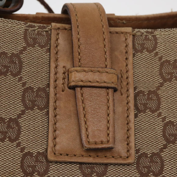 GUCCI GG Canvas Umhängetasche Beige Gold 110292 Auth 182469