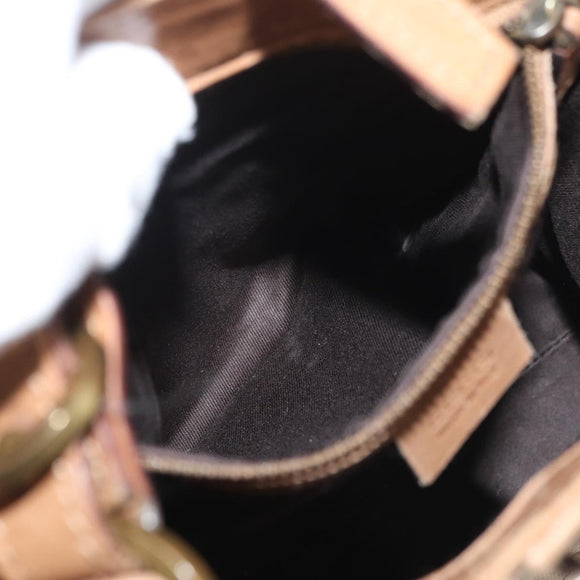GUCCI GG Canvas Umhängetasche Beige Gold 110292 Auth 182469