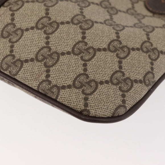 GUCCI GG Supreme Web Sherry Line Tasche PVC Beige Gold 904 02 047 Original 182470