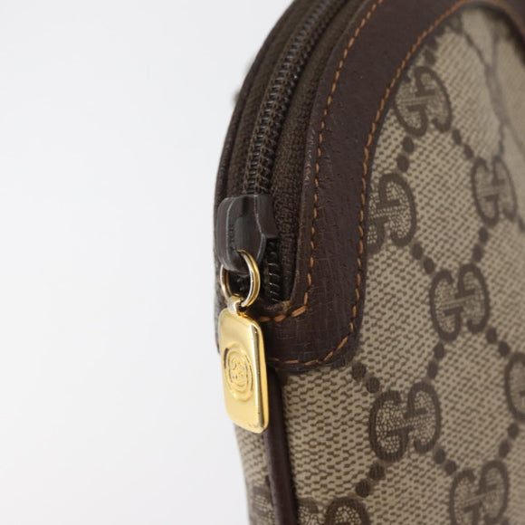 GUCCI GG Supreme Web Sherry Line Tasche PVC Beige Gold 904 02 047 Original 182470