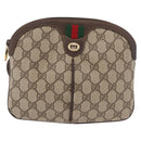 GUCCI GG Supreme Web Sherry Line Tasche PVC Beige Gold 904 02 047 Original 182470-13