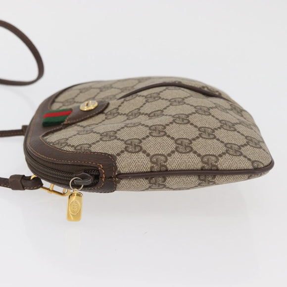 GUCCI GG Supreme Web Sherry Line Tasche PVC Beige Gold 904 02 047 Original 182470