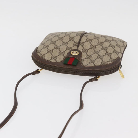 GUCCI GG Supreme Web Sherry Line Tasche PVC Beige Gold 904 02 047 Original 182470
