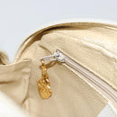 GUCCI Flora Shoulder Bag PVC White Gold 007 113 0115 Auth 182472-21