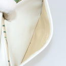 GUCCI Flora Shoulder Bag PVC White Gold 007 113 0115 Auth 182472-23