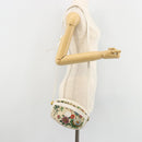 GUCCI Flora Shoulder Bag PVC White Gold 007 113 0115 Auth 182472-24