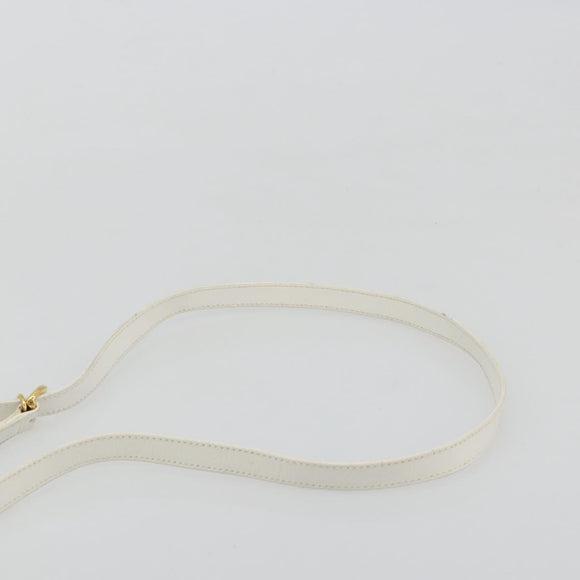 GUCCI Flora Shoulder Bag PVC White Gold 007 113 0115 Auth 182472