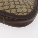 GUCCI GG Supreme Web Sherry Line Umhängetasche PVC Beige Gold Original 182476-15